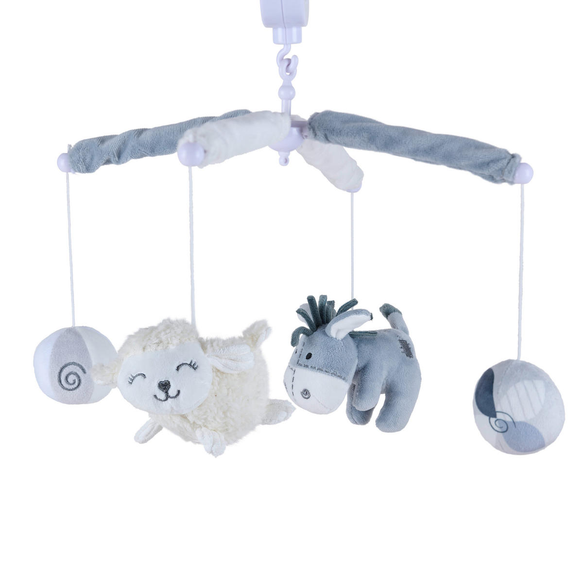 MOBILE  - Creme/Weiß, Basics, Kunststoff/Textil (34/34cm) - Patinio