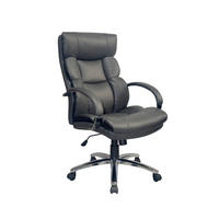 DREHSTUHL  in Lederlook Schwarz  - Schwarz/Silbereichenfarben, MODERN, Textil (64/118/72cm) - MID.YOU