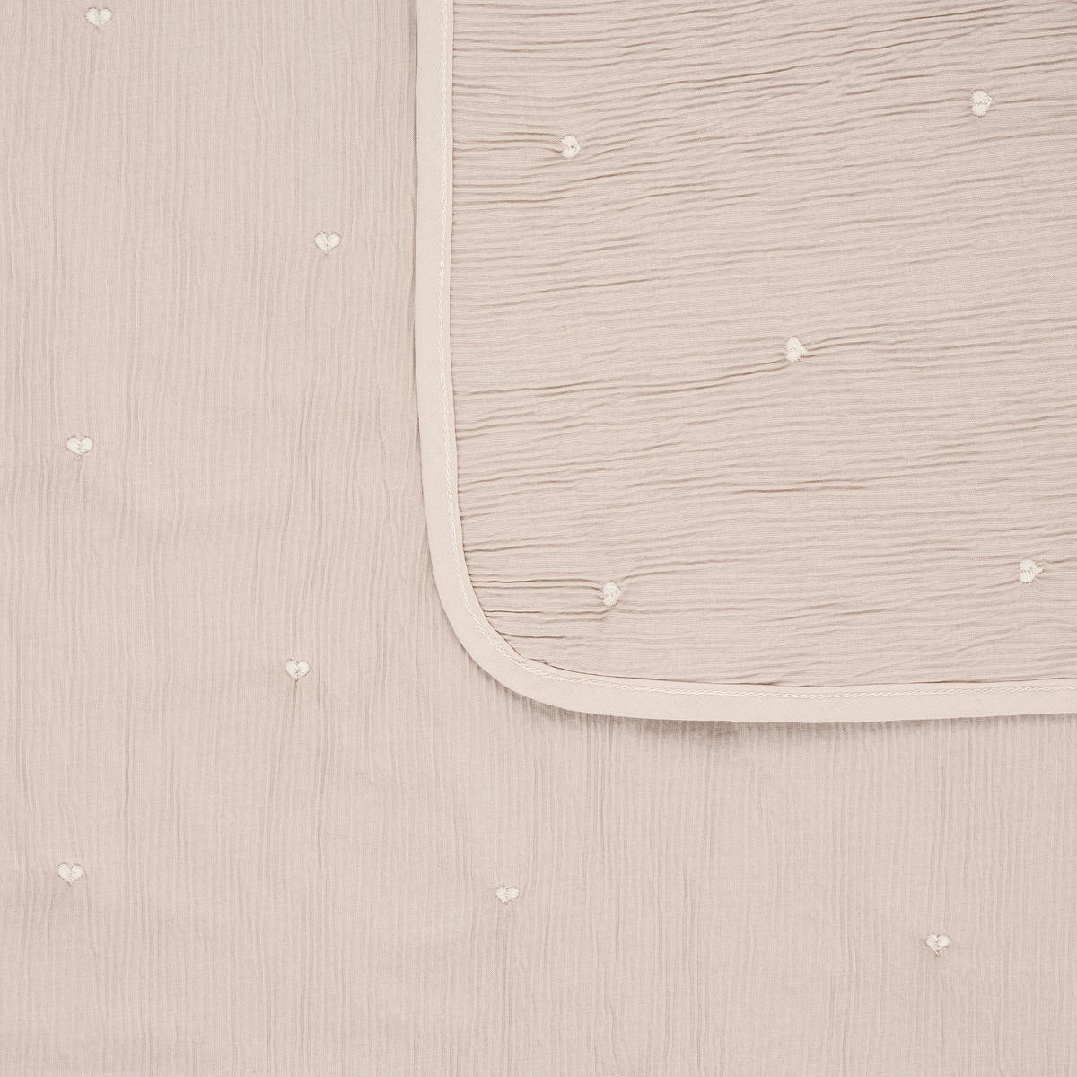 SCHMUSEDECKE  80/80 cm  - Perlmutt, Trend, Textil (80/80cm) - Patinio