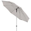 SONNENSCHIRM 200 cm Hellgrau  - Silberfarben/Hellgrau, KONVENTIONELL, Textil/Metall (200/200cm) - Doppler