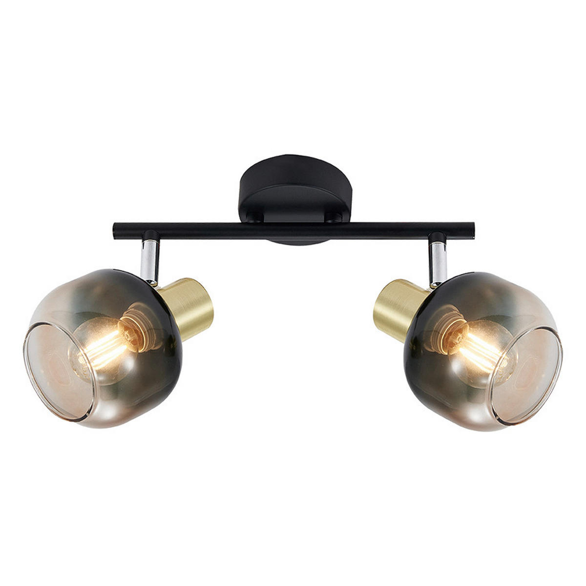 Proiector    - auriu/negru, Basics, sticlă/metal (11/26/15cm)