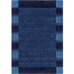WOLLTEPPICH - Blau/Dunkelblau, KONVENTIONELL, Textil (70/140cm) - Esposa
