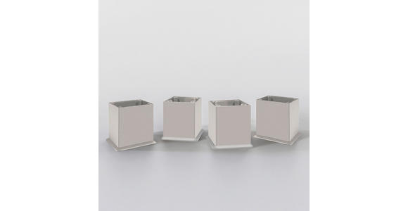 UNTERSCHRANK 60/79/35 cm   - Silberfarben/Eiche Wotan, Natur, Holzwerkstoff/Kunststoff (60/79/35cm) - Xora