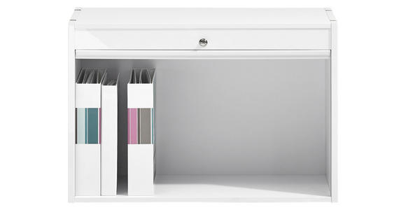ROLLO-EINSATZ Weiß - Weiß, Design (76/51,4/39cm) - Voleo