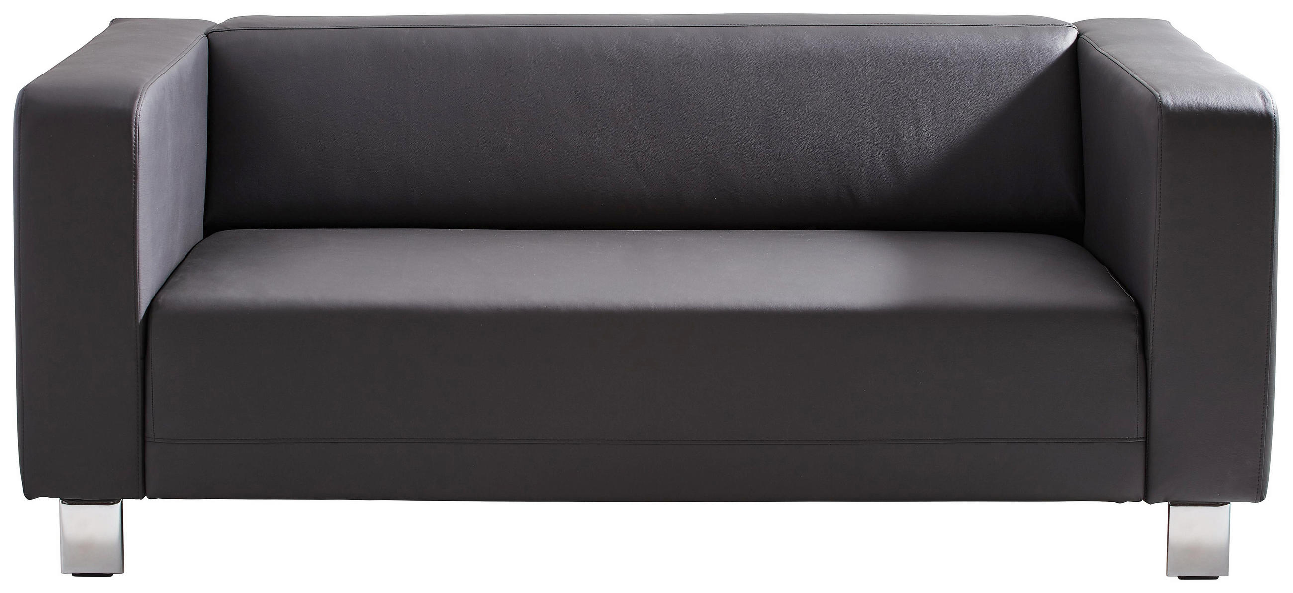 Carryhome SOFA Lederlook Grau 