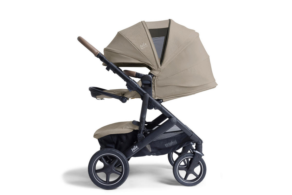 KINDERWAGENSET  Vinca 4in1 inkl. i-Level Pro und i-Base Encore  Sandstone  - Greige/Schwarz, Basics, Metall (65/109/97cm) - JOIE SIGNATURE