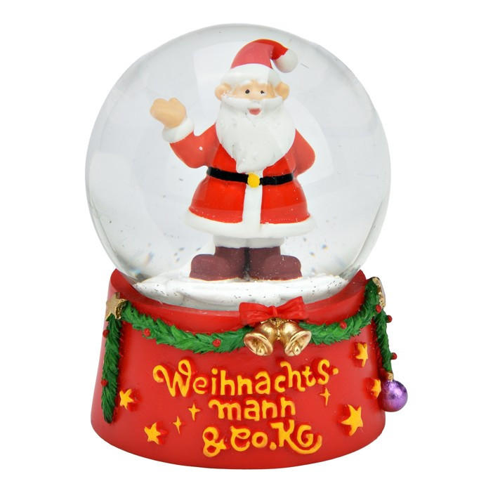 SCHNEEKUGEL  - Multicolor, Basics, Glas/Kunststoff (6/9/6cm)