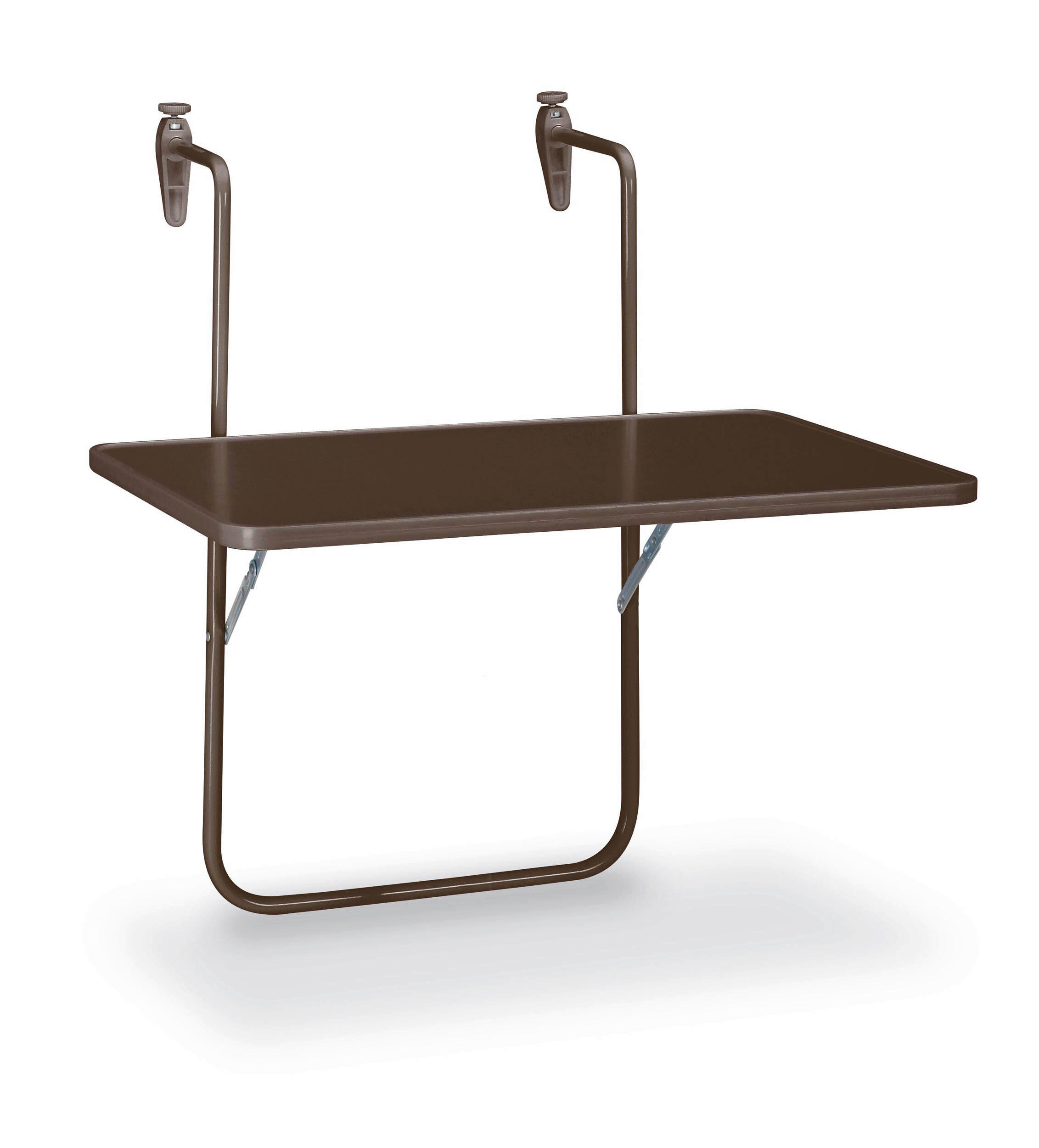 BALKONHÄNGETISCH  - Braun, Basics, Metall (60/5/40cm) - Gardenson