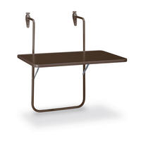 BALKONHÄNGETISCH  - Braun, Basics, Metall (60/5/40cm) - Gardenson
