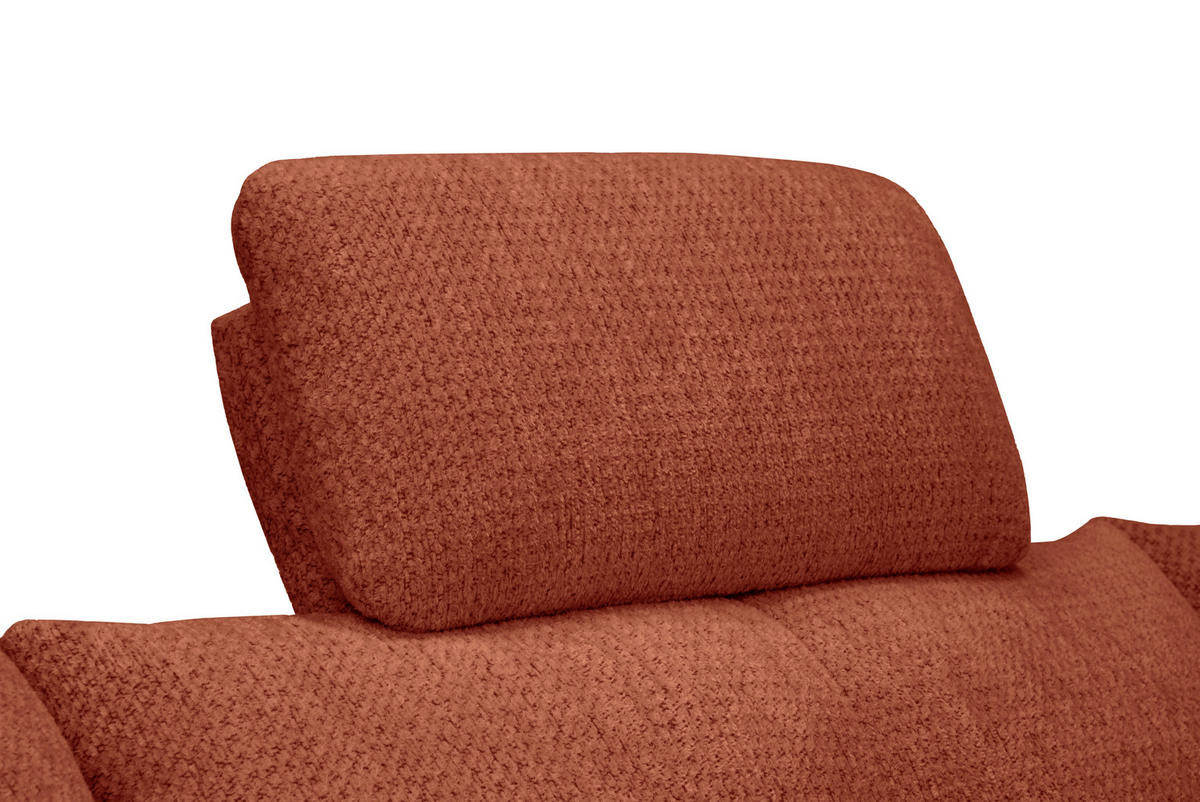 KOPFSTÜTZE - Rostfarben, KONVENTIONELL, Textil (55/28/18cm) - Hom`in