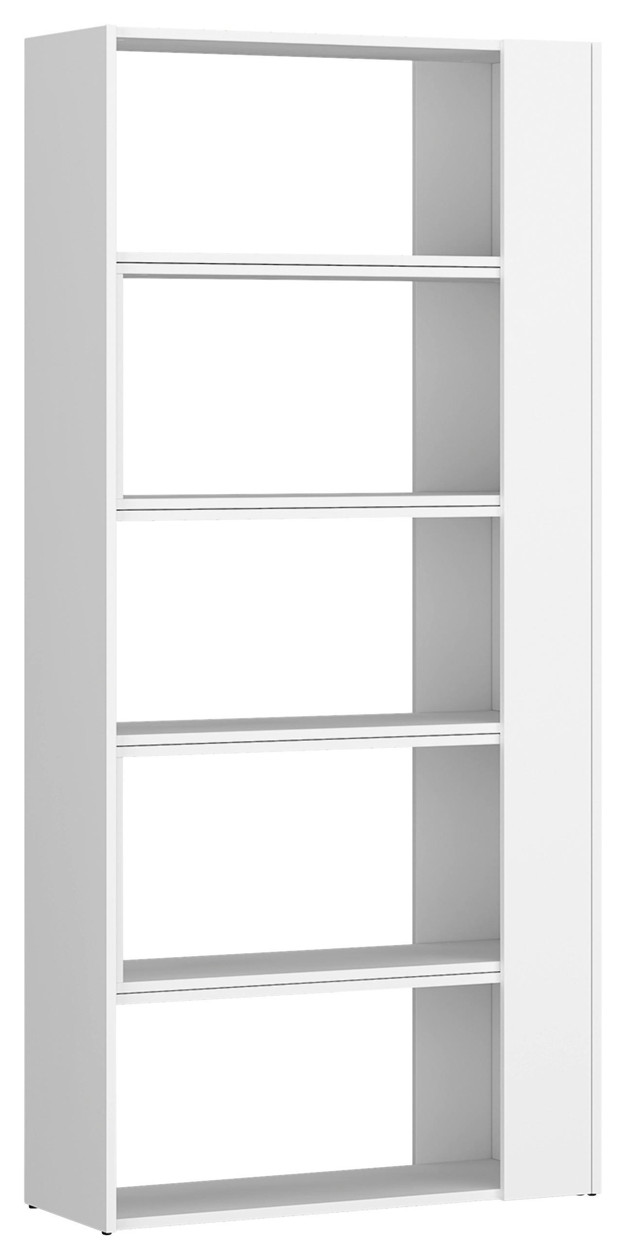 REGÁL, bílá, 82-146/180/35 cm - bílá, Moderní, kompozitní dřevo/plast (82-146/180/35cm) - Modern Living