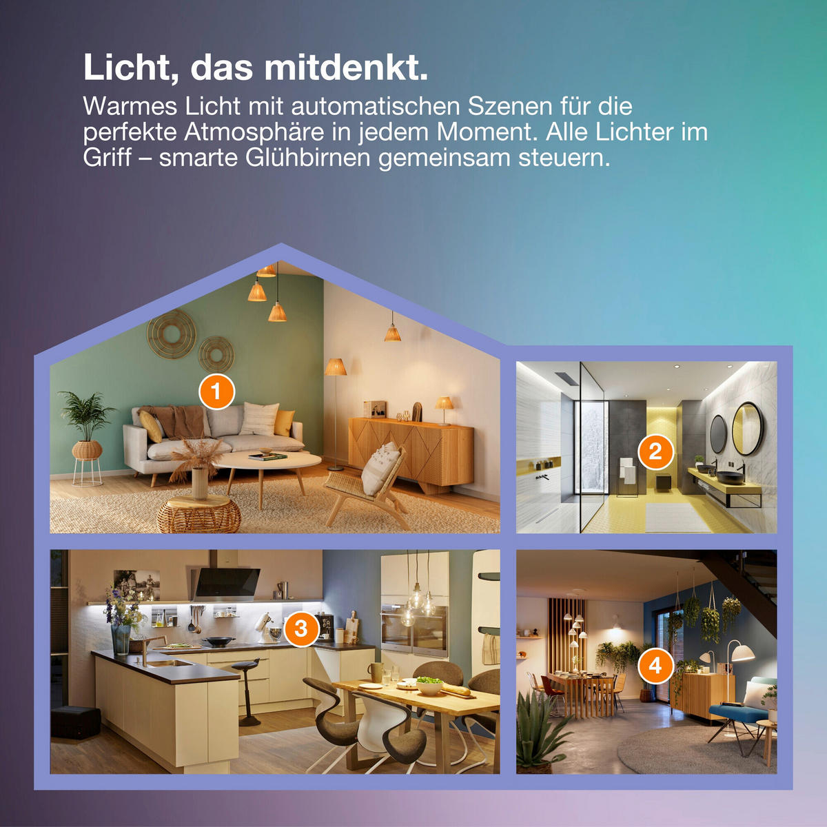 LED-LEUCHTMITTEL GU10 4,7 W 350 lm  - Silberfarben, Basics, Glas (5/5,4cm) - Osram