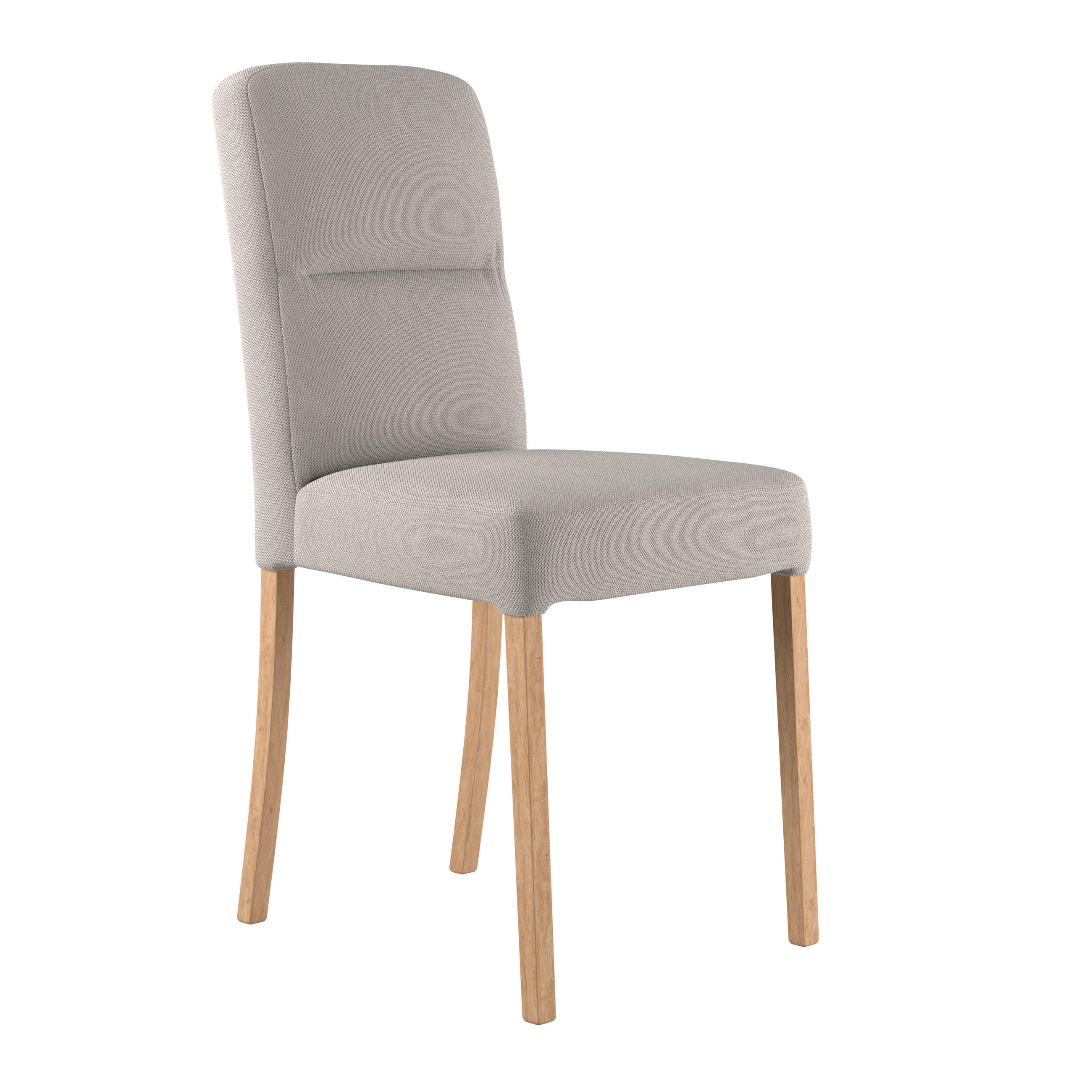 Vierfußstuhl Emma Ii Webstoff Weiß, B: 43 Cm