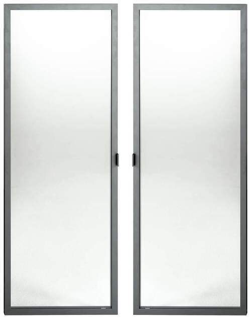 SET VRAT - antracit, Moderno, kovina/steklo (73,7/101,2cm) - Mömax