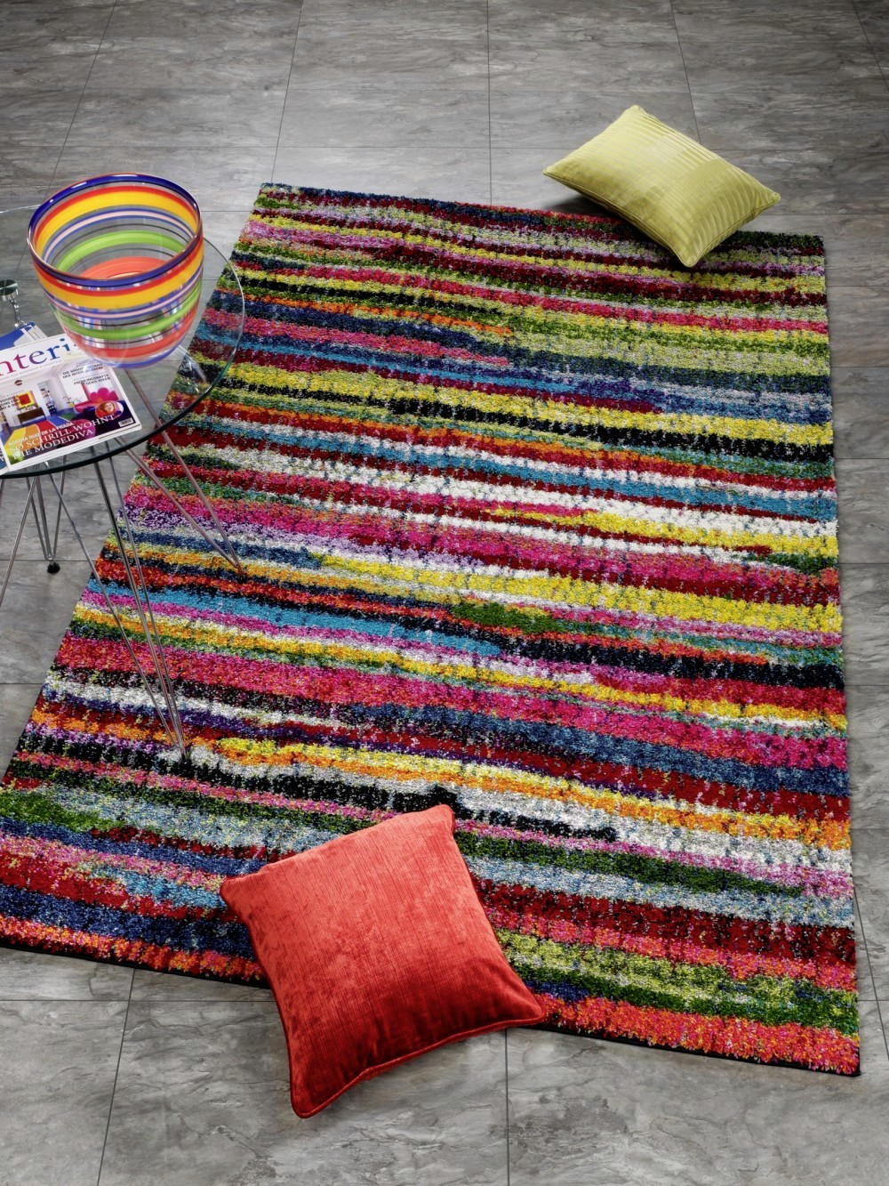WEBTEPPICH  120/180 cm  Multicolor   - Multicolor, Basics, Textil (120/180cm) - Novel
