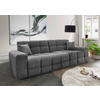 VIERSITZER-SOFA in Bouclé Anthrazit  - Anthrazit/Schwarz, MODERN, Kunststoff/Textil (300/87/120cm) - Livetastic