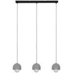 HÄNGELEUCHTE 80/13/114 cm  - Schwarz/Weiß, Trend, Glas/Keramik (80/13/114cm) - Novel