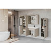 BADEZIMMER 5-teilig  in  - Kaschmir/Weiss, Lifestyle, Glas/Keramik (120,4/131,5/30,2cm) - P & B