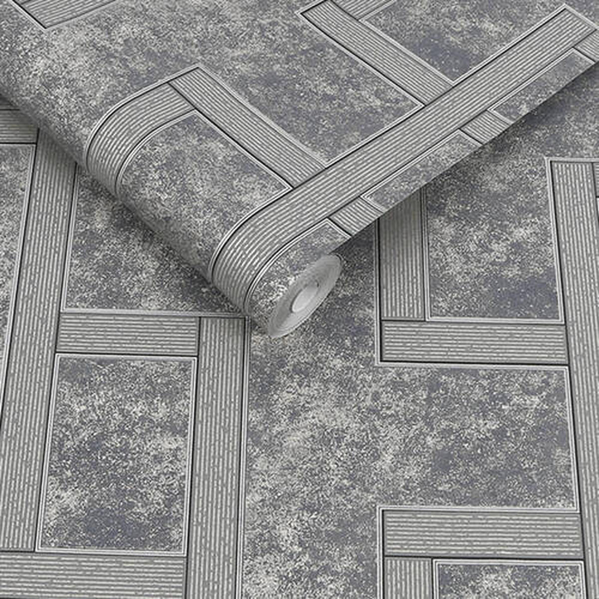 NON WOVEN-TAPET 52/1000 cm  - grå, Basics, papper/plast (52/1000cm)