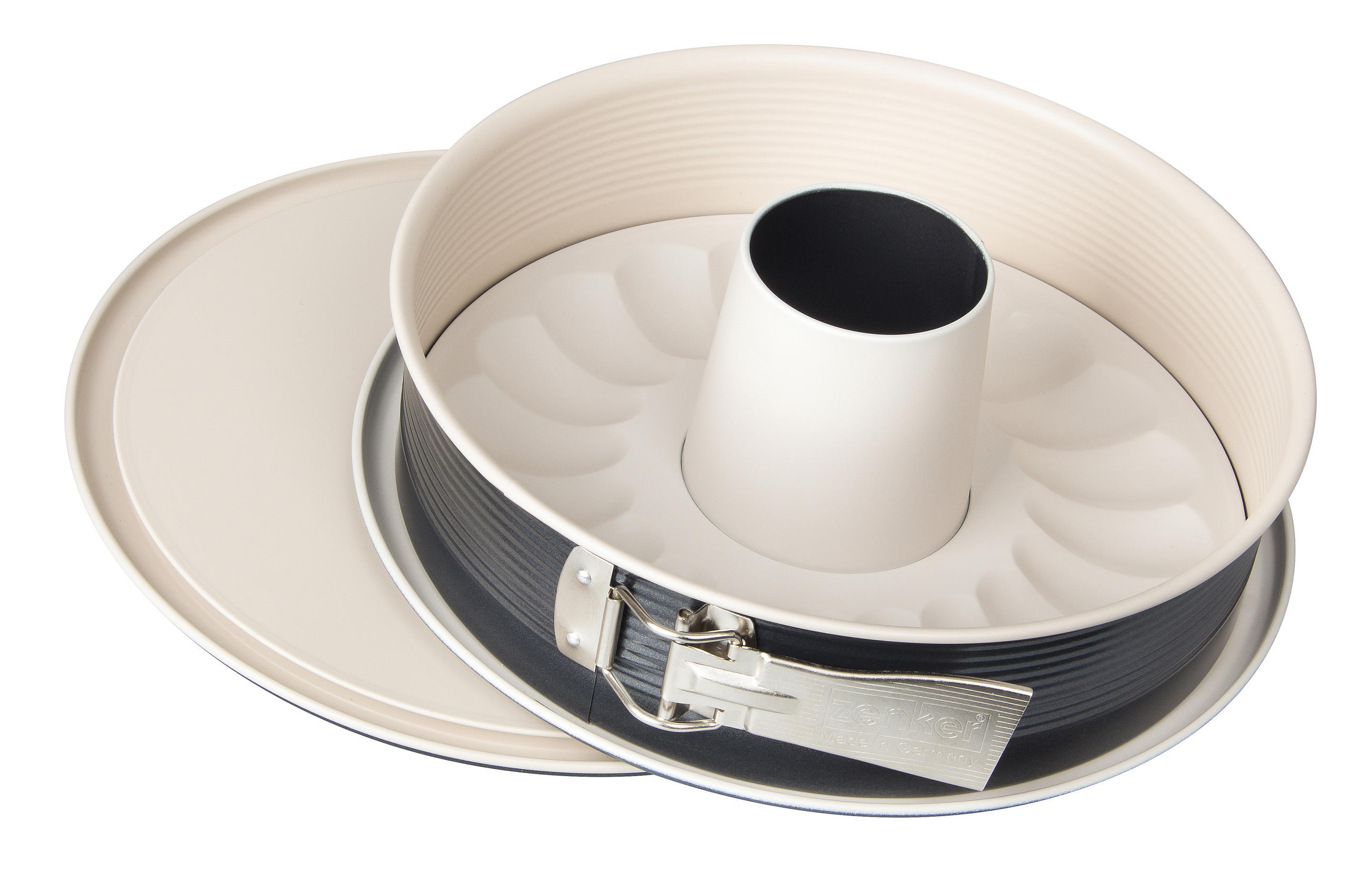 SPRINGFORM  - Anthrazit/Creme, Metall (28/7cm) - Zenker