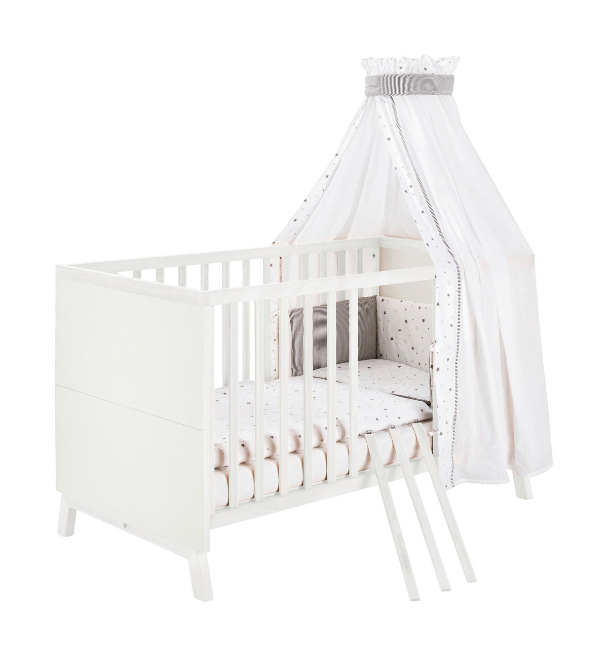 BABYZIMMER  - Eichefarben/Weiß, Basics, Holz - Schardt
