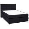 BOXSPRINGBETT 140/200 cm  in Graphitfarben  - Alufarben/Graphitfarben, KONVENTIONELL, Textil/Metall (140/200cm) - Dieter Knoll