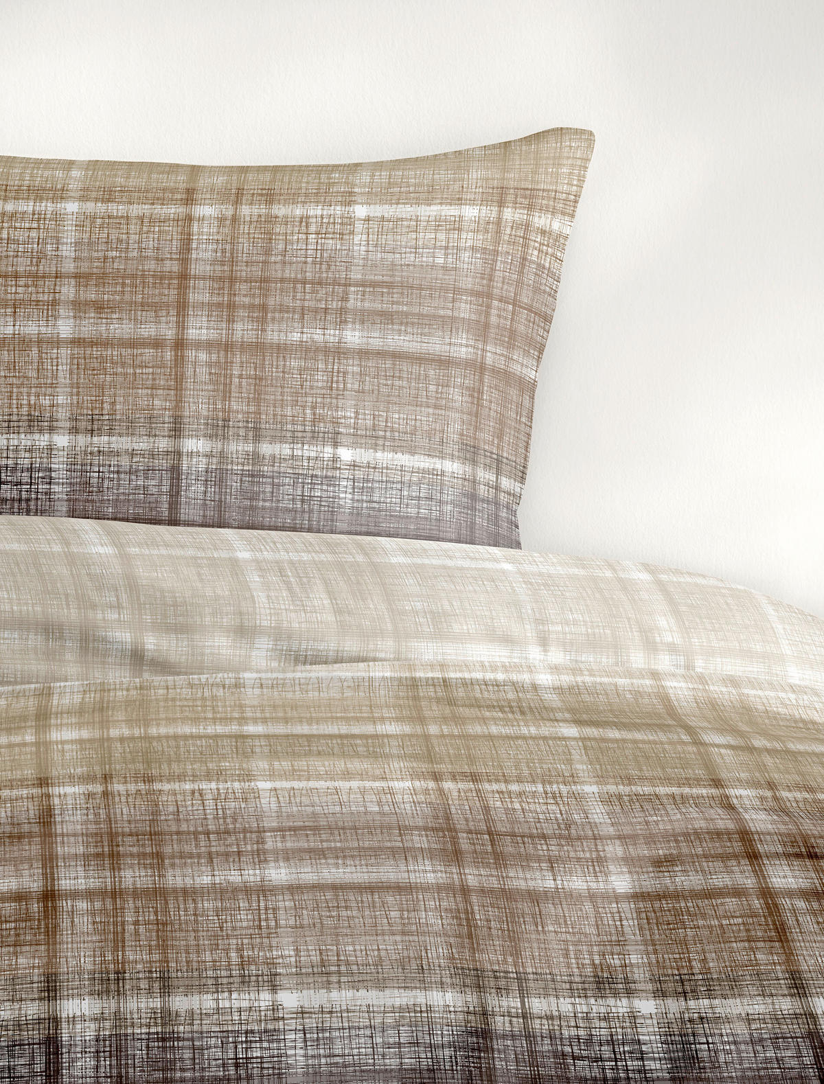 BETTWÄSCHE 2-teilig Biber 135/200 cm  - Grau, Design, Textil (135/200cm) - Bierbaum