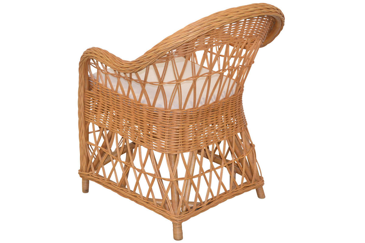 SESSEL Honig    - Honig, Natur, Holz (65/85/65cm) - MID.YOU