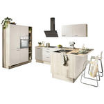 ECKKÜCHE XO 21  in Kaschmir, Tannenholzfarben  - Kaschmir/Tannenholzfarben, Design, Holzwerkstoff/Metall (150/280/121,6cm) - Xora