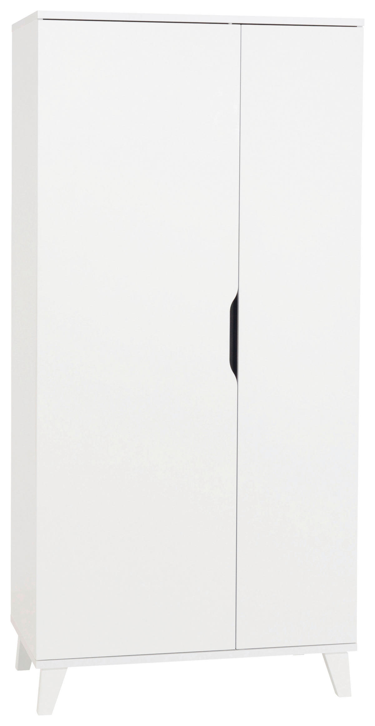 OTROŠKA OMARA ZA OBLAČILA  Michi  94,7/198,0/52,4 cm          - bela, Trend, leseni material/les (94,7/198,0/52,4cm) - My Baby Lou