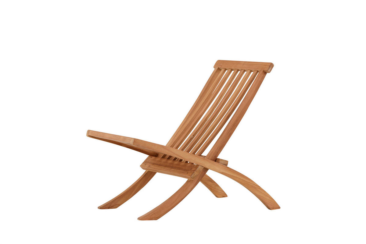 LOUNGESESSEL  - Naturfarben, MODERN, Holz (50/75/80cm) - Gardena