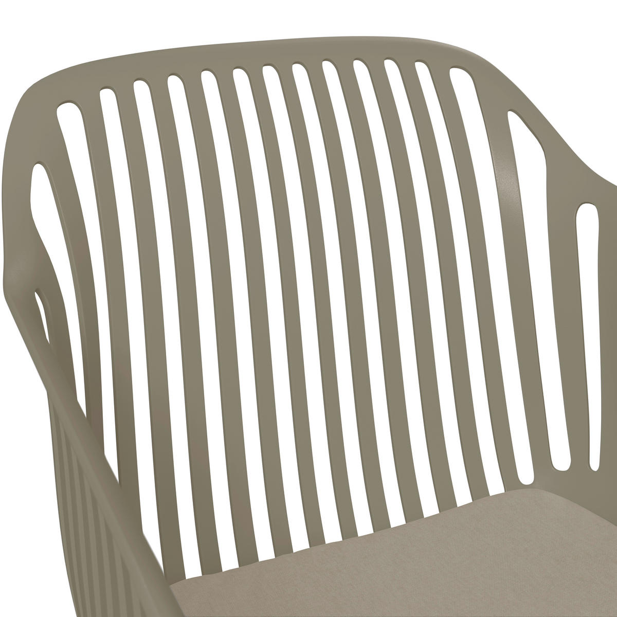 STAPELSESSEL in Kunststoff, Textil Beige  - Beige, Basics, Kunststoff/Textil (55/80/60cm) - Ambia Garden