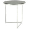 BEISTELLTISCH in Metall, Glas  - Silberfarben/Roségold, Design, Glas/Metall (55/50/50cm) - Kayoom