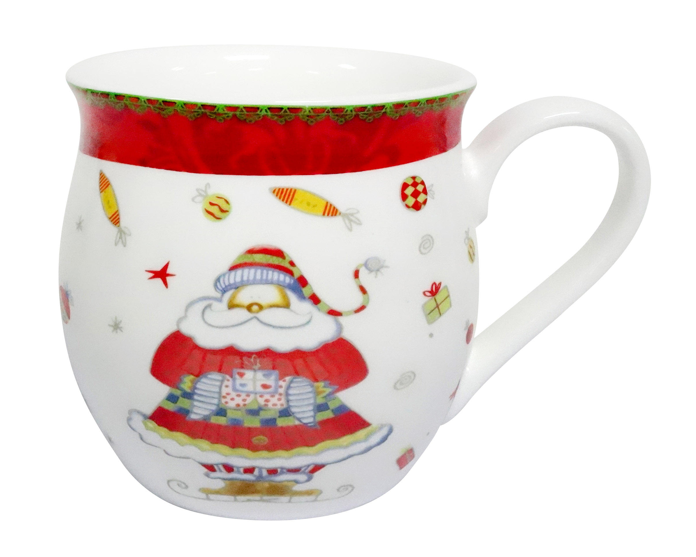 KÁVÉSBÖGRE 450 ml  - többszínű, Basics, kerámia (0,45l) - X-Mas