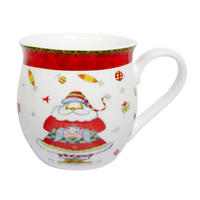 KÁVÉSBÖGRE 450 ml  - többszínű, Basics, kerámia (0,45l) - X-Mas