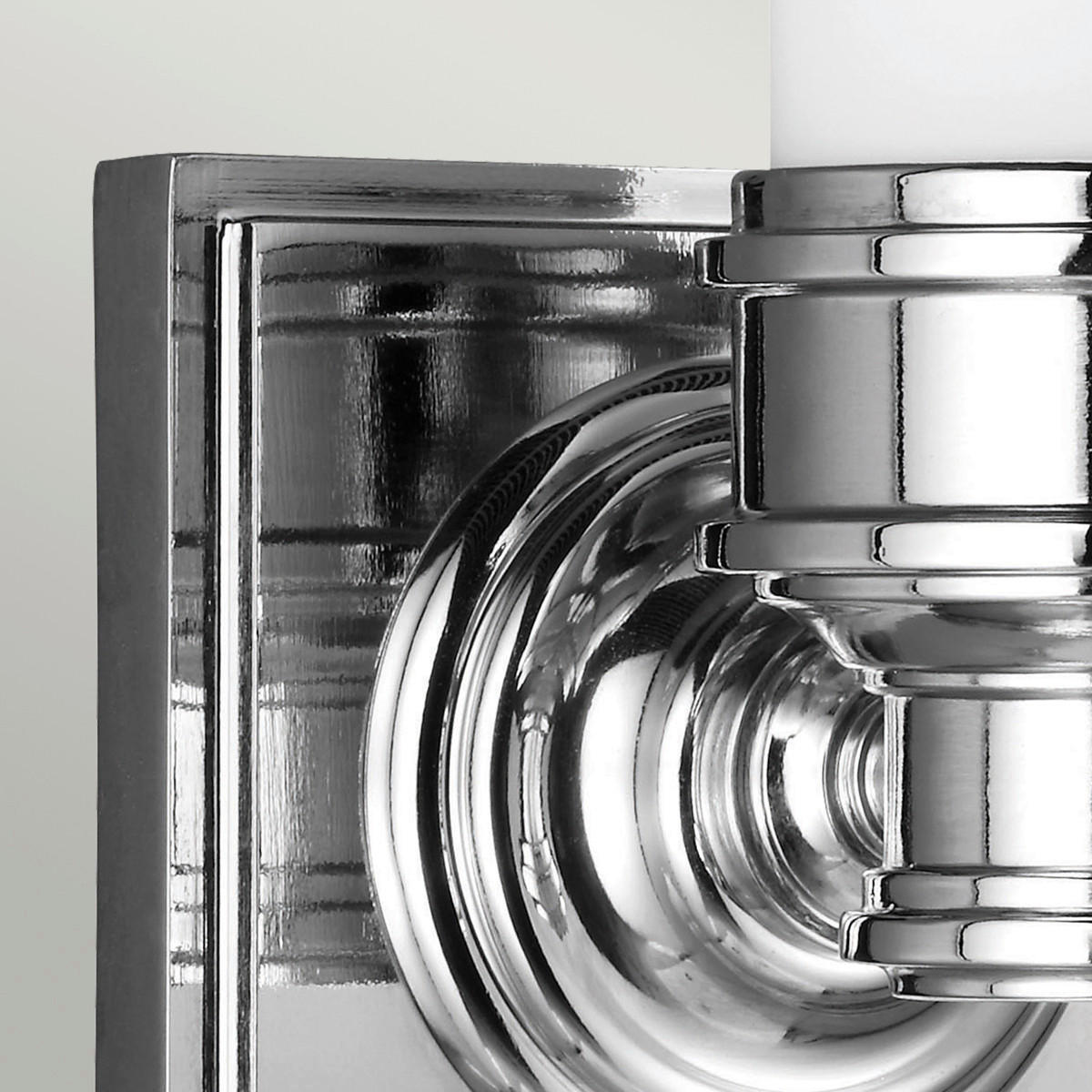 BADEZIMMER-WANDLEUCHTE - Chromfarben, Konventionell, Glas/Metall (12.7/36.8/12.1cm) - Elstead Lighting