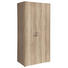 KLEIDERSCHRANK 2 -türig Eichefarben - Eichefarben/Alufarben, Basics, Holzwerkstoff/Kunststoff (80/177/52cm) - Carryhome