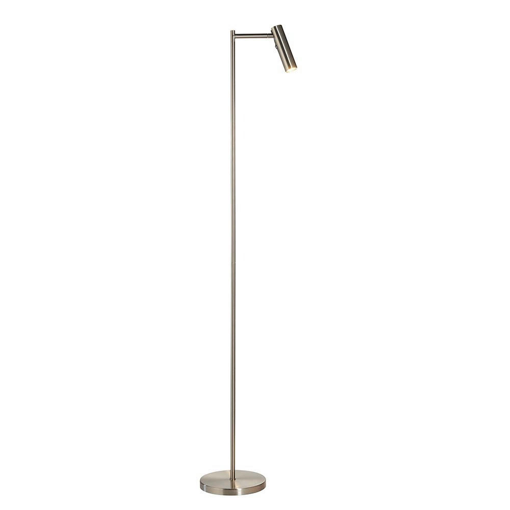 LED-STEHLEUCHTE 18,5/125 cm    - Nickelfarben, KONVENTIONELL, Metall (18,5/125cm) - ENDON