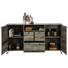 SIDEBOARD 168/85/37 cm - Anthrazit/Braun, Design, Holzwerkstoff/Metall (168/85/37cm) - Ti`me SIDEBOARD 168/85/37 cm - Anthrazit/Braun, Design, Holzwerkstoff/Metall (168/85/37cm) - Ti`me