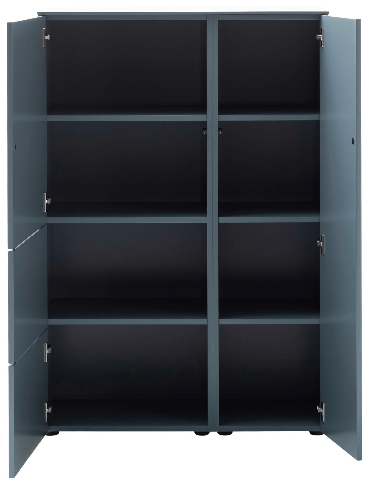 HIGHBOARD Blaugrau  100/146,8/45 cm  - Blaugrau, Design, Holz/Holzwerkstoff (100/146,8/45cm) - Schöner Wohnen