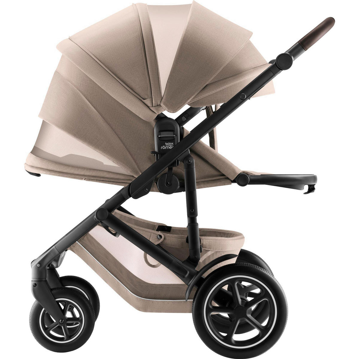 KINDERWAGEN  Smile 5Z  Teak  - Hellbraun/Grau, Basics, Textil/Metall (57/112/97.7cm) - Britax Römer