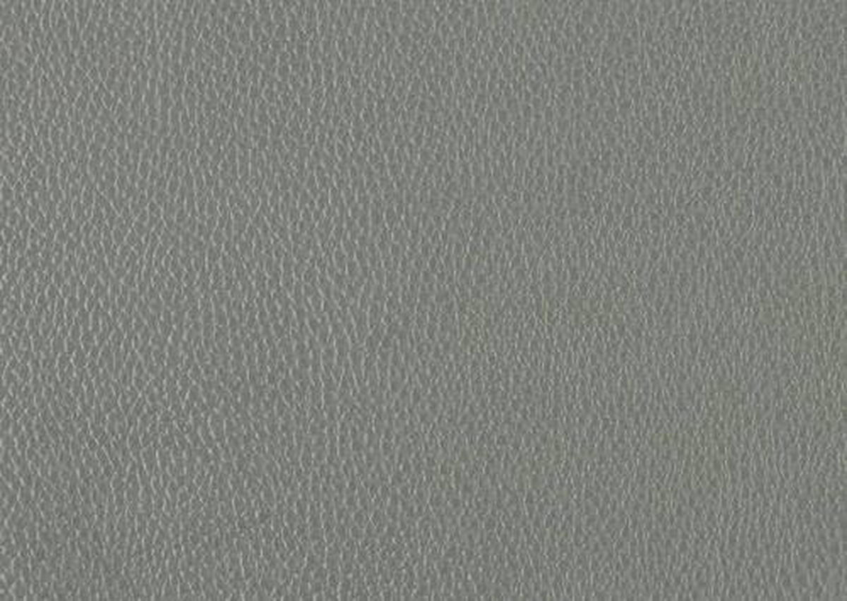 2-SITZER-SOFA Echtleder Grau  - Schwarz/Grau, Design, Leder/Metall (180/82/92cm) - Johann Jakob