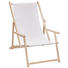 STRANDSESSEL - Buchefarben/Weiß, Design, Holz/Textil (56/66/103cm) STRANDSESSEL - Buchefarben/Weiß, Design, Holz/Textil (56/66/103cm)