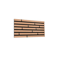 WANDGARDEROBE  in furniert Schwarz, Eiche Artisan  - Schwarz/Eiche Artisan, MODERN, Holzwerkstoff/Textil (80/40/2,1cm) - Milino