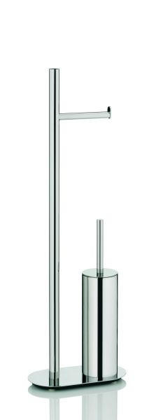 WC-BÜRSTENHALTER in   Metall  - Edelstahlfarben, Basics, Metall (13/25/76,5cm) - Kela