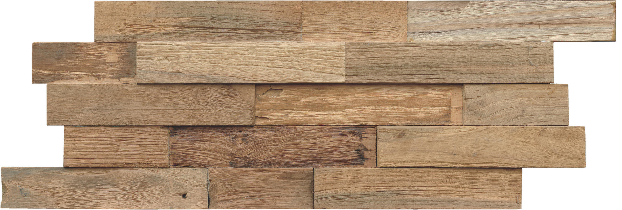 XXXLutz Wandverkleidung Teak Fsc Braun 20x2x50 cm