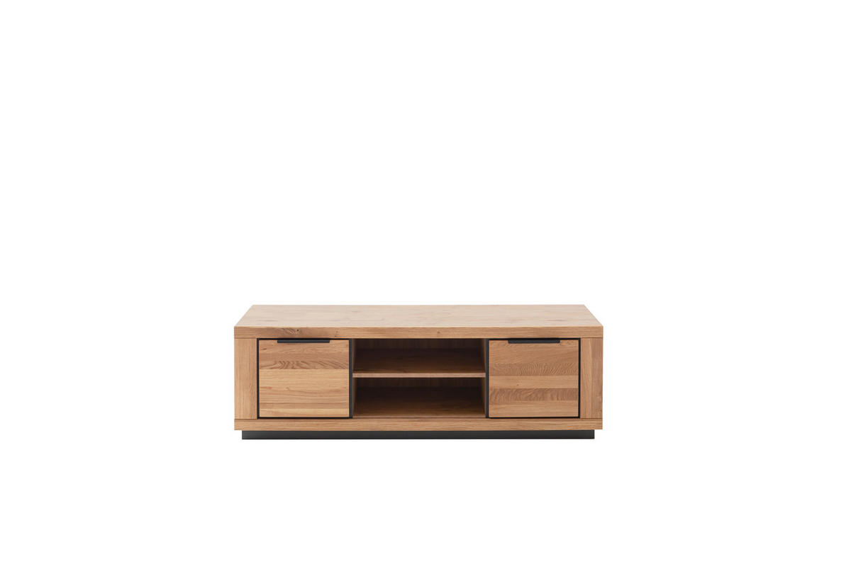 LOWBOARD  in 163/52/54 cm  - Wildeiche/Schwarz, Design, Holz/Holzwerkstoff (163/52/54cm) - MID.YOU