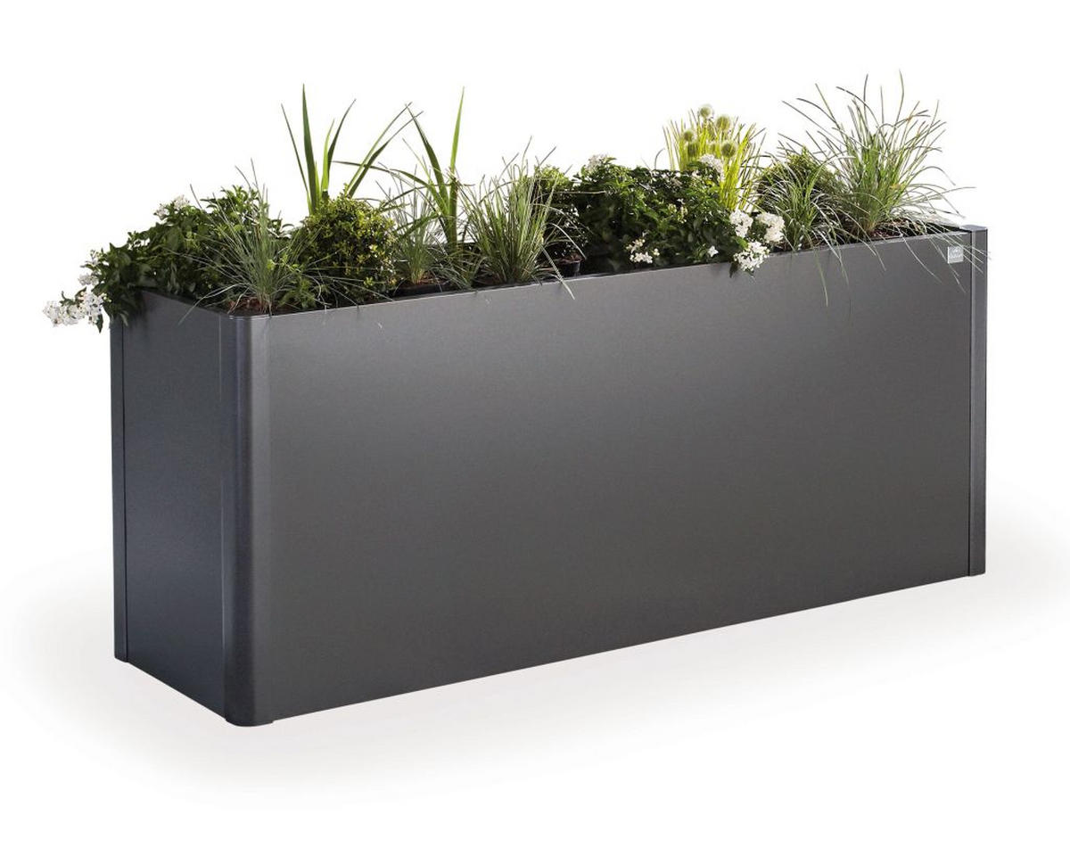 PFLANZENBEET 102/77/53 cm  - Grau, Basics, Metall (102/77/53cm) - Biohort