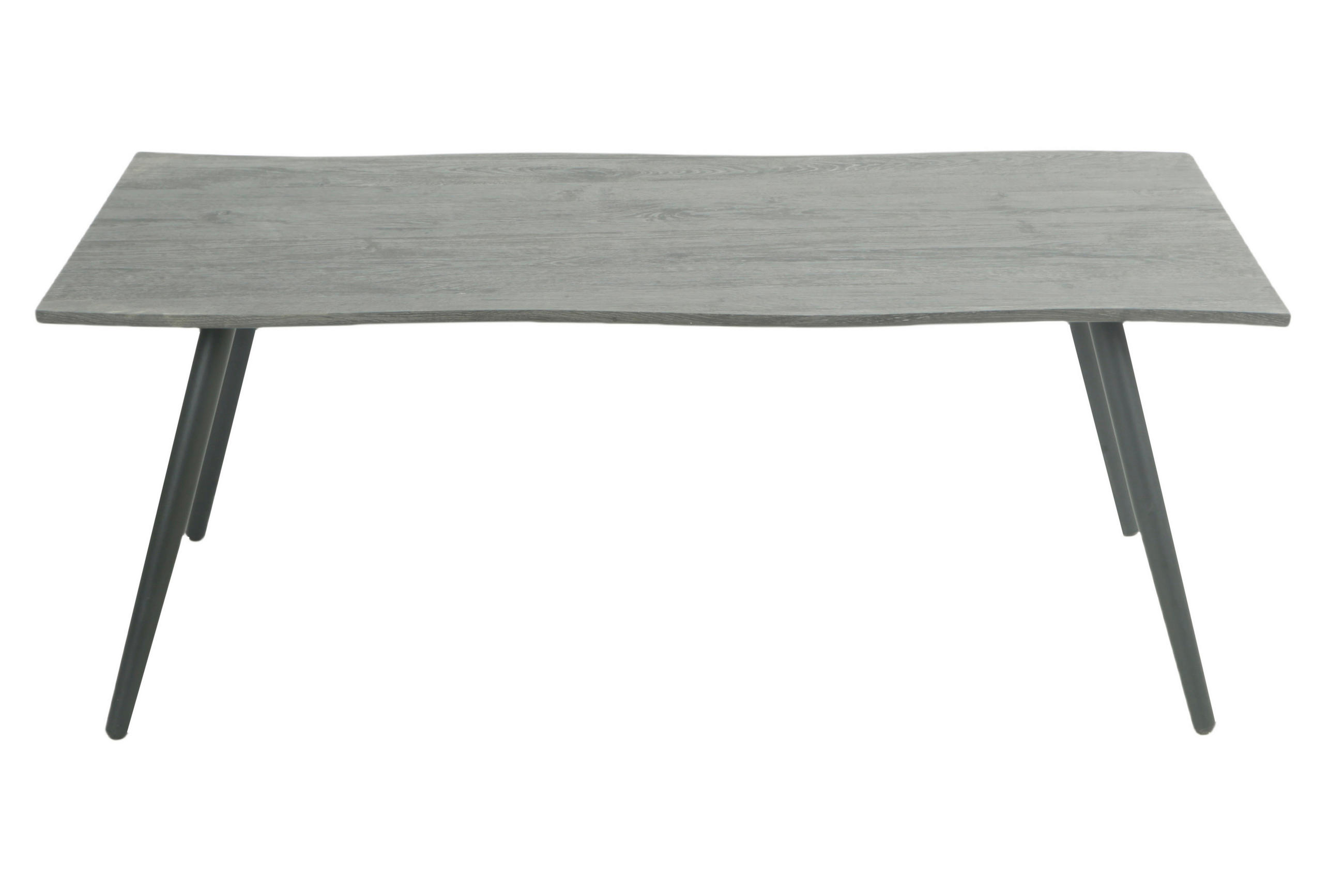 Thumbnail - Livetastic Couchtisch, Grau, Metall, Holzwerkstoff, Holzoptik, rechteckig, konisch, Rundrohr, 110x42x60 cm, einfacher Au...