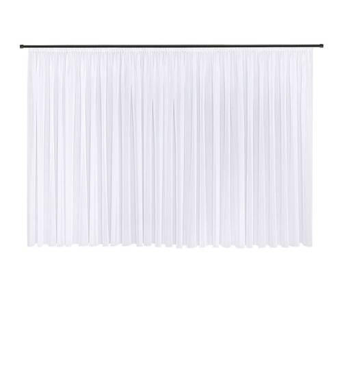 FERTIGSTORE  transparent  600/175 cm   - Weiß, Basics, Textil (600/175cm)